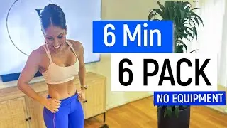 Six Minute Six Pack Workout At Home - No Repeats! Perfect For Beginners!