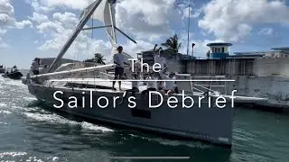 Sailors Debrief 101 - 80 MPH wind & so terrified, they wanted to jump off the boat.