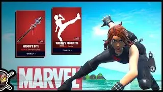 MARVEL'S BLACK WIDOW in Fortnite! Before You Buy COMPLETE Cosmetic Guide!