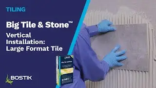 Vertical Installation: Large Format Tile