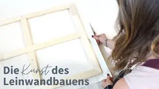 Dieses Gefühl, wenn du deine Leinwand selber baust 👩🏼‍🎨