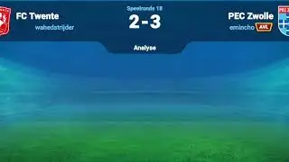 1st place OSM tactic PEC Zwolle Netherlands eredevisie