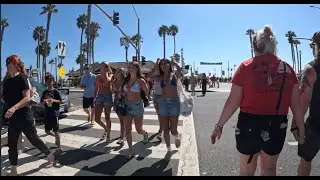 Huntington Beach Tour down the only street that pops off, and the pier.