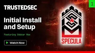 Specula – Initial Install and Setup (Video 1)