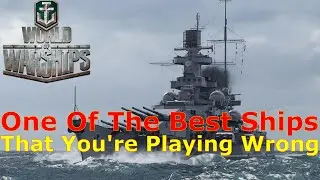 World of Warships- One Of The Best Ships In Game, & You're Probably Playing It Wrong (Scharnhorst)