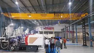 7.5/3Ton Double Grider Eot Crane With Down Trolly