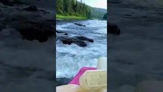 Обычно я высаживаю людей перед этим порогом. Но встречаются команды, которые ничего не боятся)