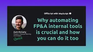 Why automating internal tools for FP&A is crucial and how you can do it too.
