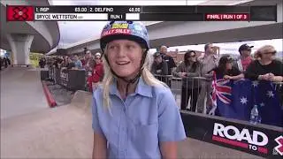 Bryce Wettstein: XGames Women's Park Qualifier, Boise, Summer 2017