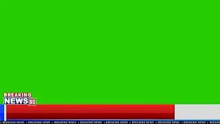 Breaking News Lower Third Free Green Screen | News Ticker Overlay HD | No Copyright | KHAN GFX
