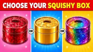 🎁 Choose Your Squishy Box! 📦✨ Ultimate Mystery Squishy Challenge | Fun Quiz Game | Quiz Sparx