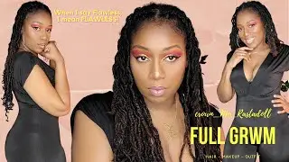 Full GRWM | Date Night | 4 Strand Braid Take Down |Sephora Best Skin Ever Foundation Wear Test