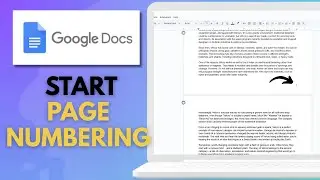 How To Start Numbering From A Specific Page In Google Docs: Full Guide