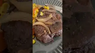 Prime Rib Steak for lunch  #satisfying  #shorts #viralshort  #lunch #primerib