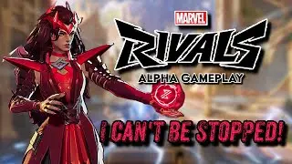 I Can’t Be Stopped! Scarlet Witch Gameplay | Marvel Rivals (Alpha Gameplay)