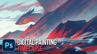 Dragon Environment - Concept Art Process