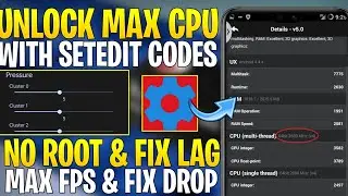 Unlock Max CPU Performance With SetEdit Codes : No Root || Unleash Max Performance & Fix FPS Drops 😱