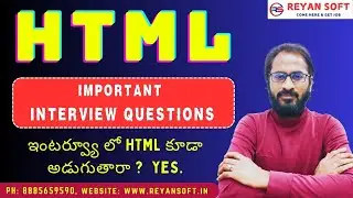 😍 HTML IMPORTANT INTERVIEW QUESTIONS 🔥