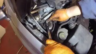 Replacing the front strut spring Opel Vauxhall / Замена передние стойки пружины Opel Vauxhall