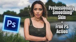 How to get BEAUTIFUL smooth skin in photoshop | PROFESSIONALLY