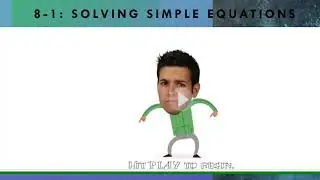 Digits 8-1 Solving Simple Equations