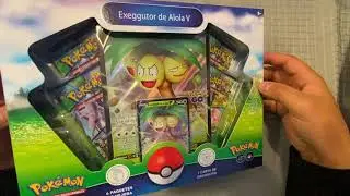 Unboxing Pokémon Go Tcg Alolan Exeggutor V box