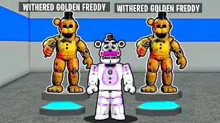 Playing as WITHERED GOLDEN FREDDY in Fredbear's Mega Roleplay Roblox