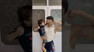 My nephew beat me up as a joke. ❤️#shortvideo #baby #funnyface #youtube #shorts #youtubeshorts #mine