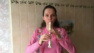П. Чайковский - Итальянская песенка на блокфлейте соло