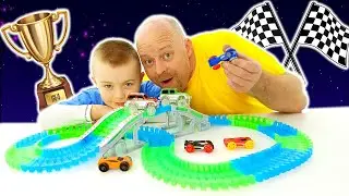 Трек Chuang Feng Toys Crea una strada!Autotrack! Pista flessibile! Polizia 🚓