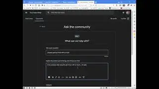 Support.Google.Com signed in but cannot make any comment on COMMUNITY
