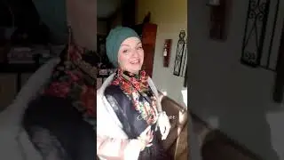Как сочетать два платка. 