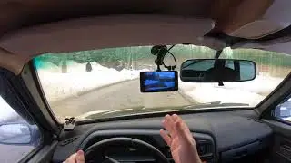 From the first person behind the wheel of a VAZ 2109 with a panel from 2114