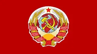 Historical Soviet Union Flag Animation