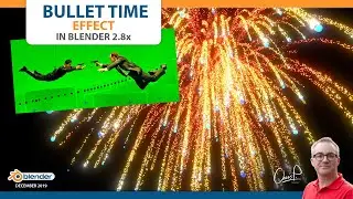Bullet Time Effect - Blender 3D Tutorial + Fireworks!