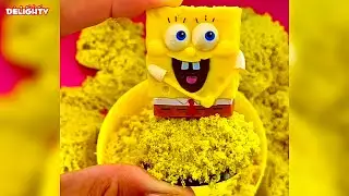 🔴 Satisfying Sand Cutting and Playing in REVERSE WITH SPONGEBOB