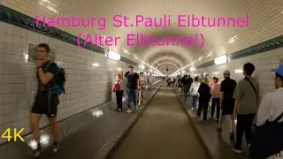 Hamburg  St.Pauli-Elbtunnel  🛟 (Alter Elbtunnel) 2024  4K