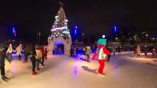 Новогодний Киев 2022 /Roshen winter village / Новогодняя елка возле Верховной Рады