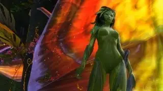 Nude Sylvari - Behind The Leaves
