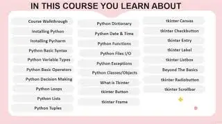 Learn Ultimate Python-3 GUI Course With Tkinter,Qt and PyGTK - learn Python