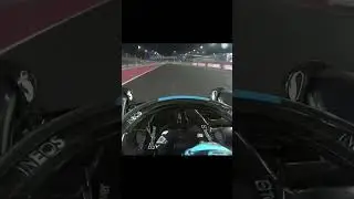 George Russell Steering With His Wrist at 300 km/h To Get Air Into His Helmet 
