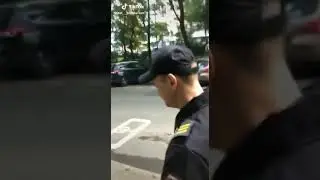 Пнул полицейского