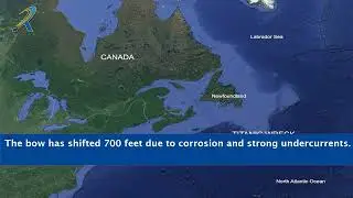 Where Is The Titanic Wreck On A Map   Location