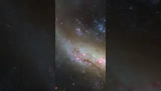 NGC 4731, The Lights Of A Galactic Bar #shorts