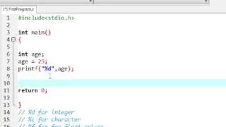 C Programming   4   Using printf function