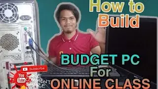 How to build Budget PC for Online Class Tutorial | Aixean Channel