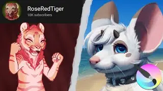10000 subscribers and a krita speedpaint