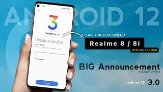 Realme 8/8i BIG Announcement Realme UI 3.0 Based On Android 12 Confirm Release Date's