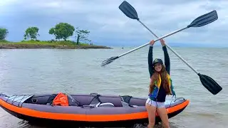 DE CAIAQUE NO 🌊 MAR😁MUITO DIVERTIDO 🤩 - Modelo Julinha