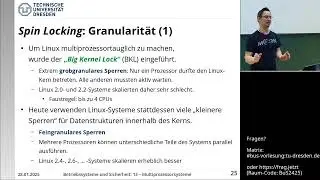 Vorlesung Betriebssysteme – 13.2, 14 Ausblick